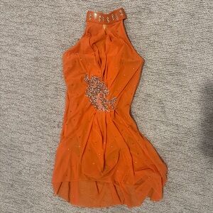 Orange Dance Costume